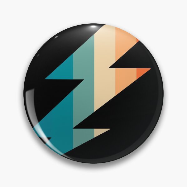 Item preview, retro lightning bolt designed and sold by PixelCookieDsgn.