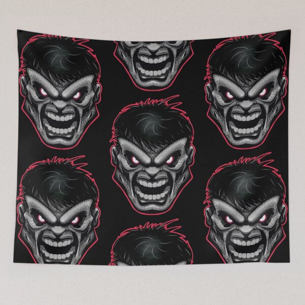 Item preview, GAMMA RAY MONSTER - Red/Black designed and sold by HeadHeavyDesign.