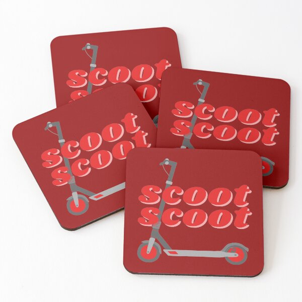 Item preview, Scoot Scoot Grey Red Escooter Design designed and sold by quiet-charm.
