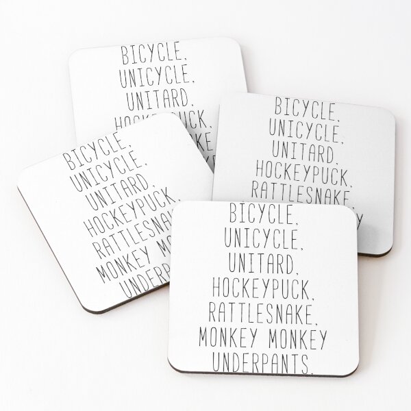 Item preview, Monkey Monkey Underpants Fan Quote designed and sold by Sunny Collections.