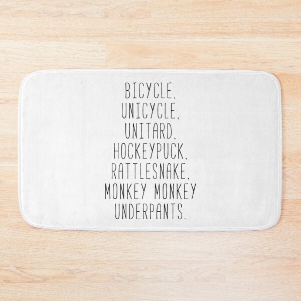 Item preview, Monkey Monkey Underpants Fan Quote designed and sold by Sunny Collections.