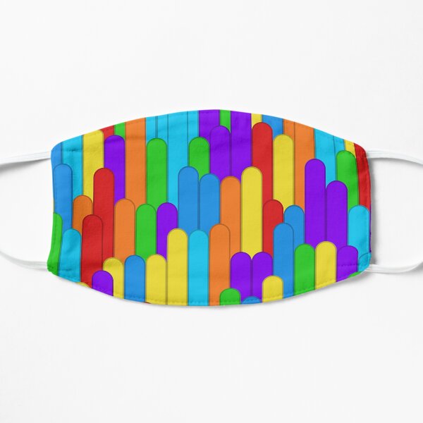 Insolent Formality (rainbow colors) Flat Mask