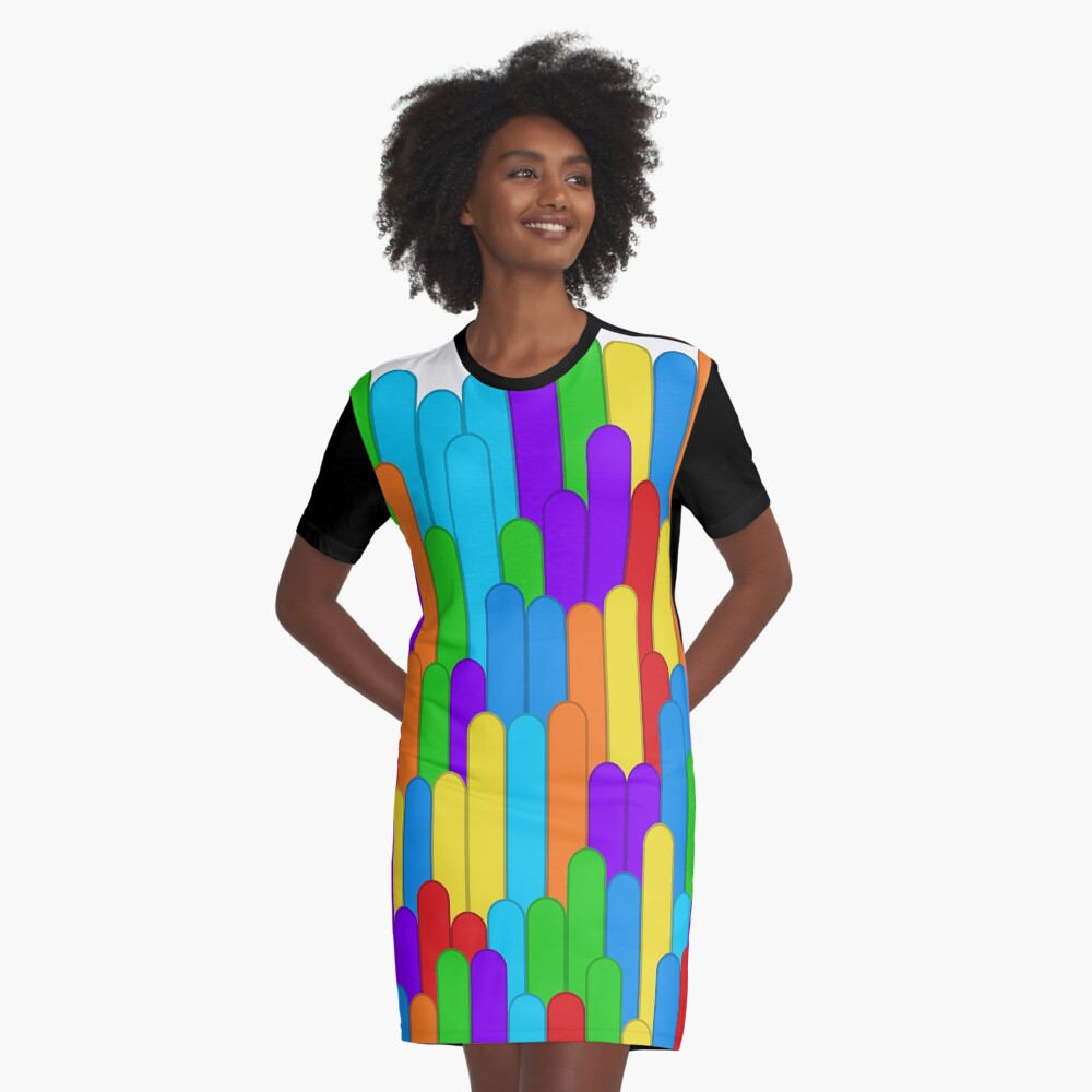 Item preview, Graphic T-Shirt Dress designed and sold by anaulin.