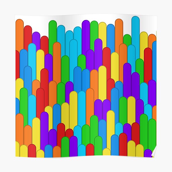 Insolent Formality (rainbow colors) Poster