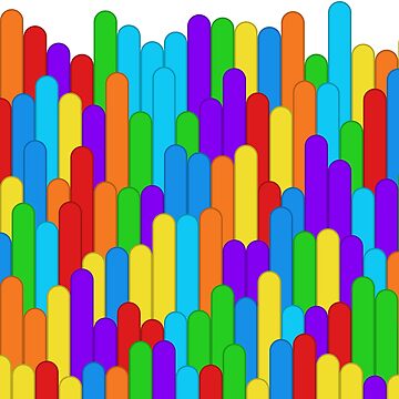 Artwork thumbnail, Insolent Formality (rainbow colors) by Ana Ulin