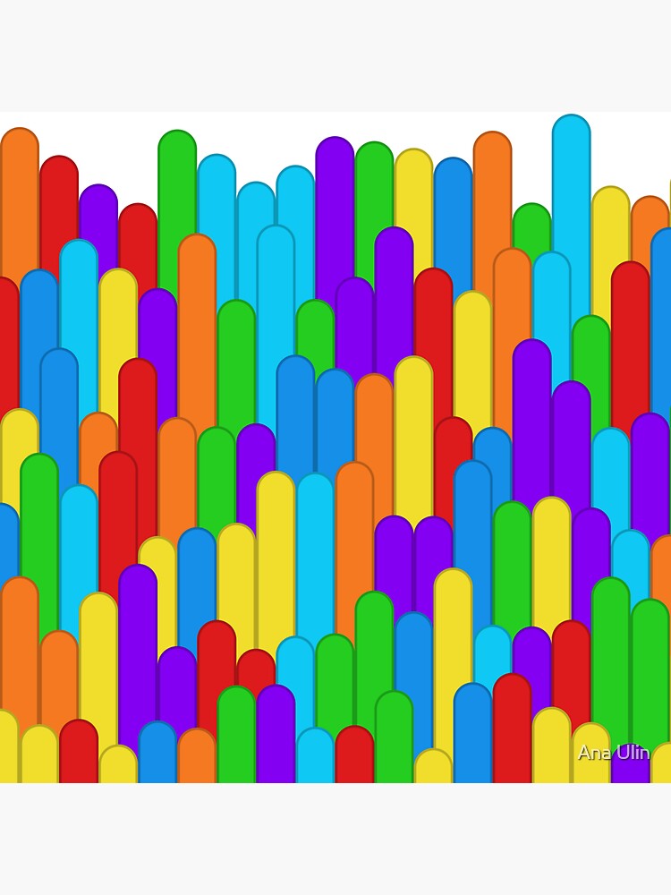 Thumbnail 3 of 3, Sticker, Insolent Formality (rainbow colors) designed and sold by anaulin.