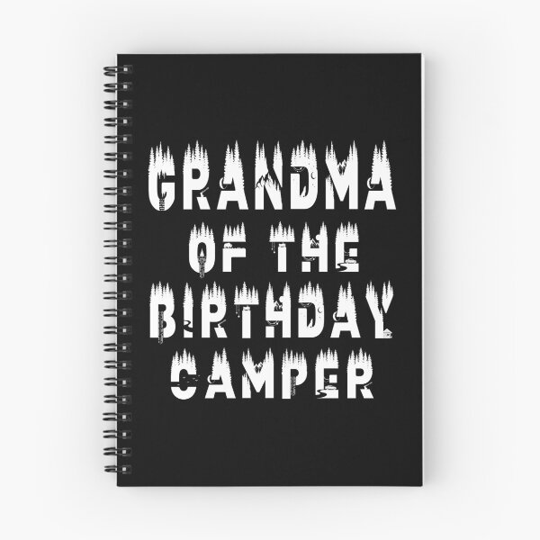 Item preview, Grandma Of The Birthday Camper Camping Themed Party graphic designed and sold by Grabitees.