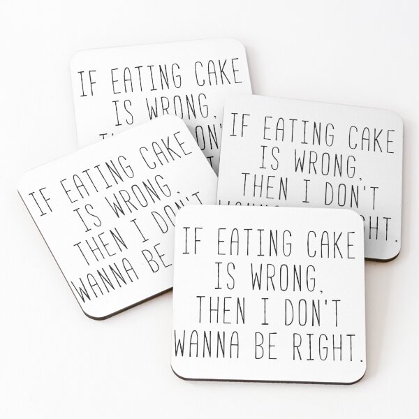 Item preview, Eat The Cake Fan Quote designed and sold by Sunny Collections.