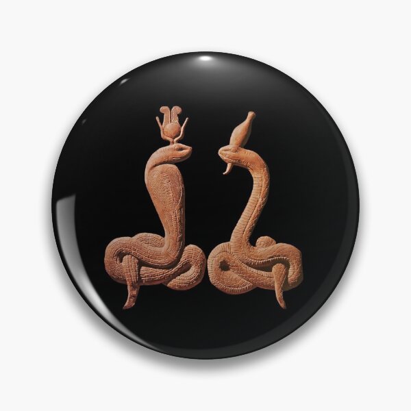 Item preview, Isis and Serapis in the form of rearing cobras designed and sold by DotorEaon.