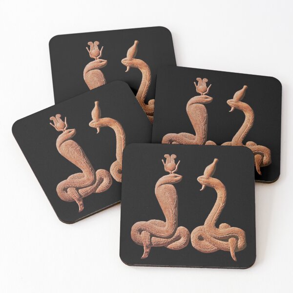 Item preview, Isis and Serapis in the form of rearing cobras designed and sold by DotorEaon.