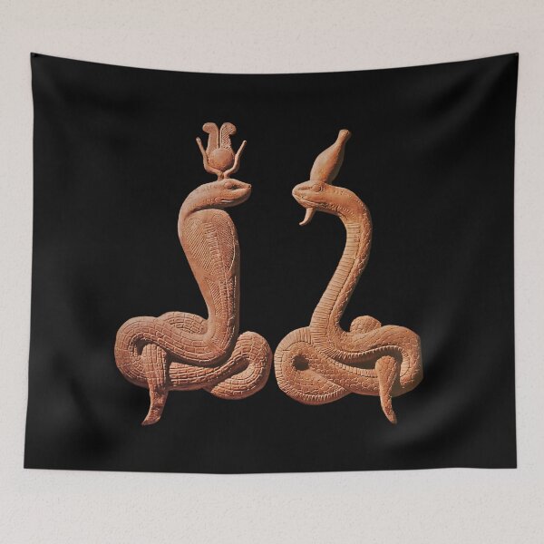Item preview, Isis and Serapis in the form of rearing cobras designed and sold by DotorEaon.