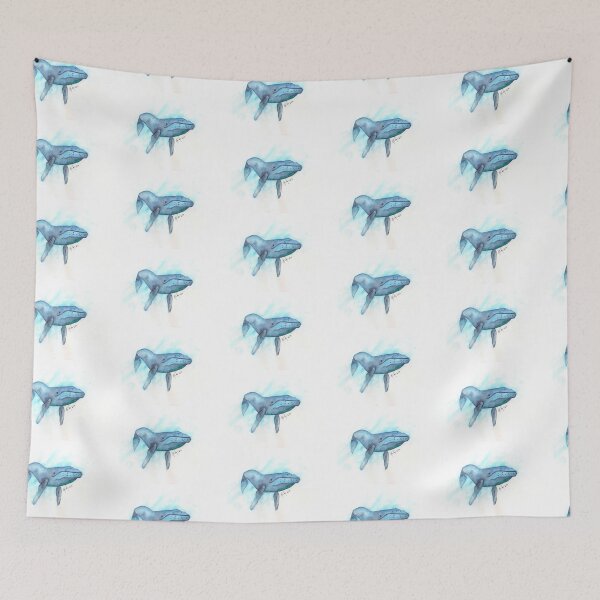 Item preview, Peaceful Blue Whale designed and sold by karen curinga.