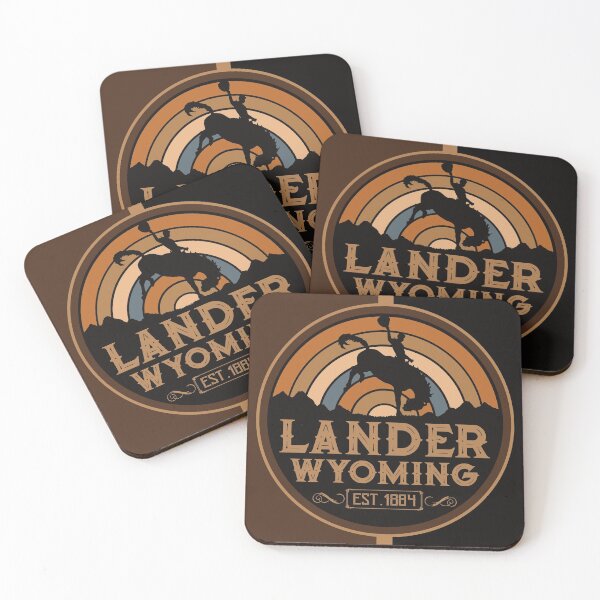 Item preview, Lander, Wyoming Retro Wild West Cowboy designed and sold by NoBonesLife.