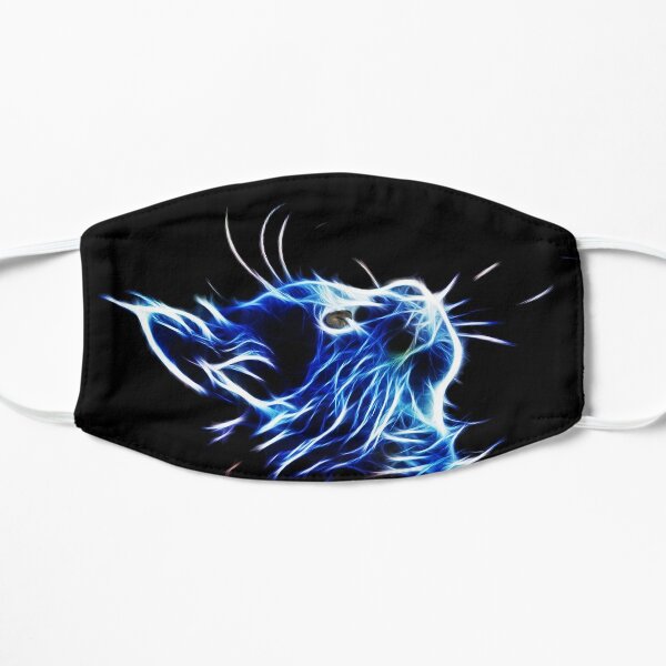 Neon Blue Face Masks Redbubble - roblox blue paintball mask