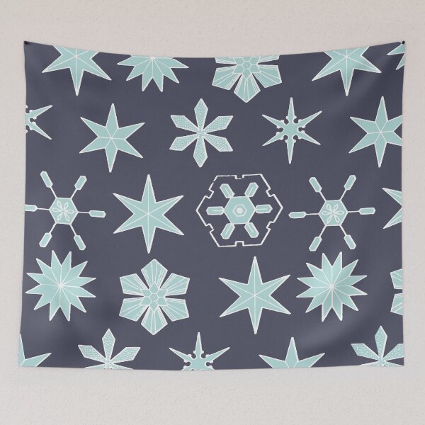 Item preview, Whimsical Snowflake Pattern designed and sold by SharksOnShore.
