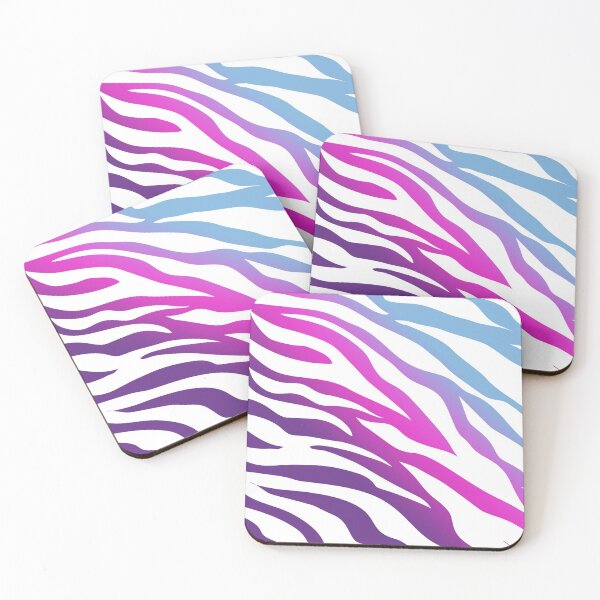 Item preview, Tiger Stripes - Blue/Pink/Purple/White designed and sold by DionBlaster.