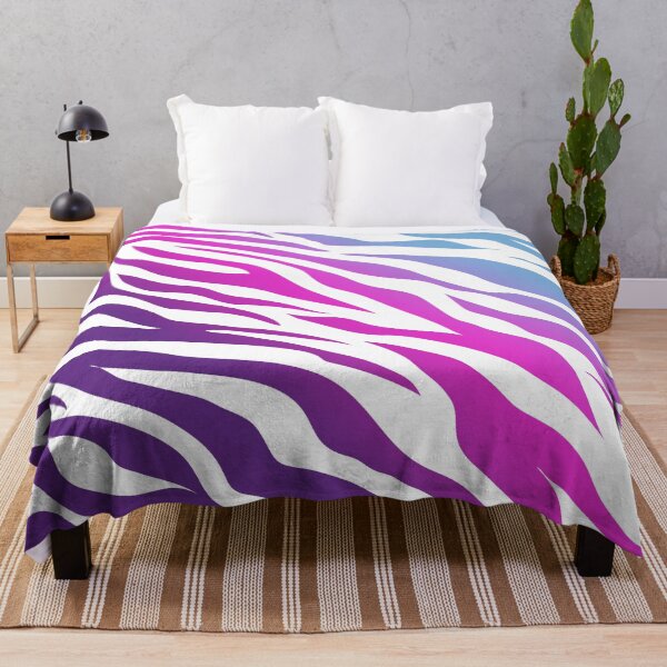 Item preview, Tiger Stripes - Blue/Pink/Purple/White designed and sold by DionBlaster.