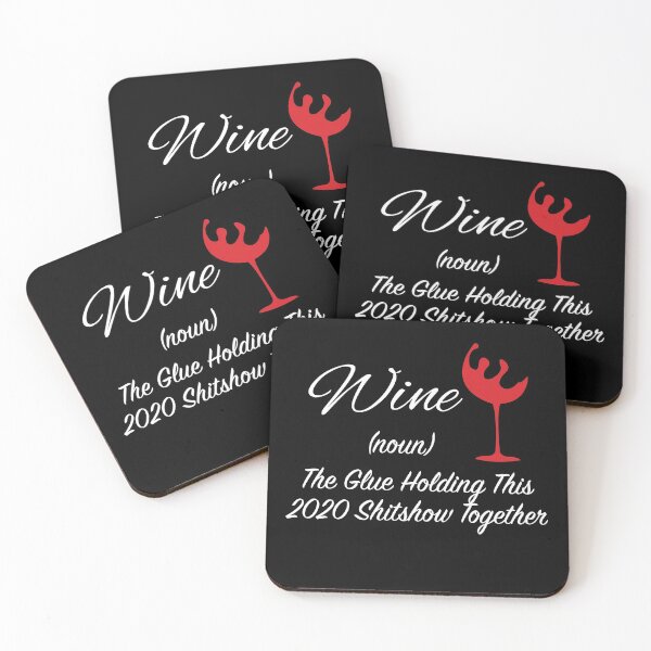 Item preview, Liquor Wine The Glue Holding This 2020 Shitshow Together designed and sold by YaliliArt.