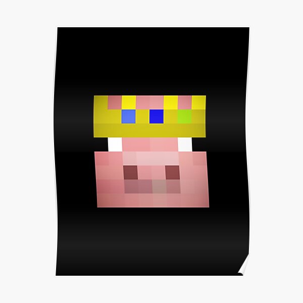 Minecraft Skin Posters Redbubble - roblox zombie king minecraft skin