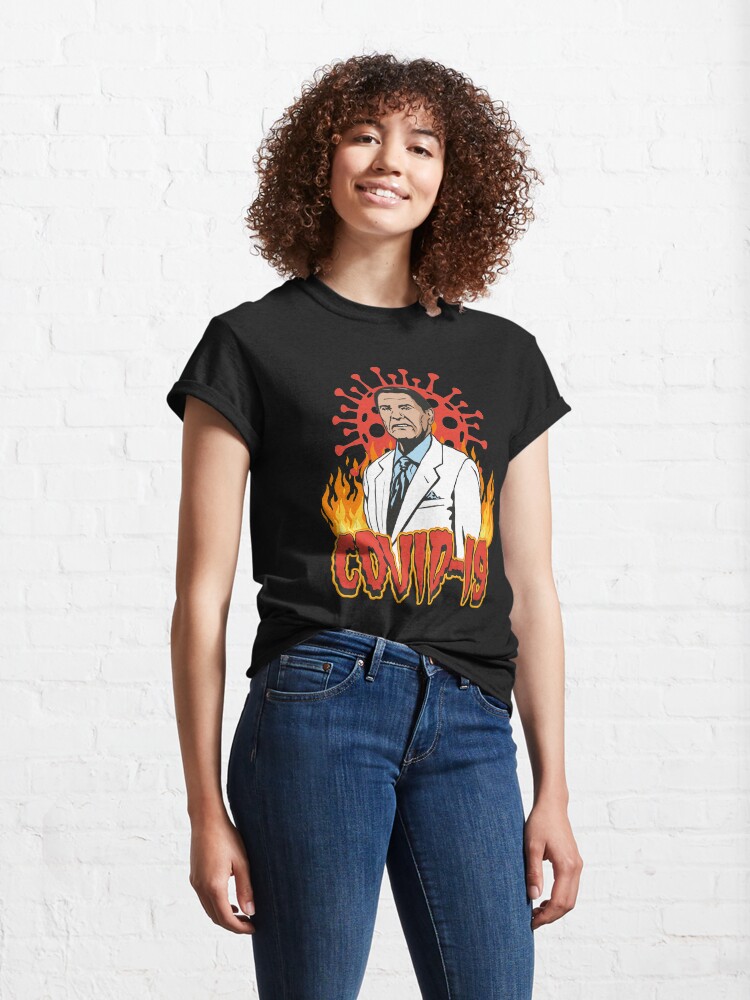 Alternate view of Covid-19 The Wind Of God Preacher WTFBrahh Classic T-Shirt