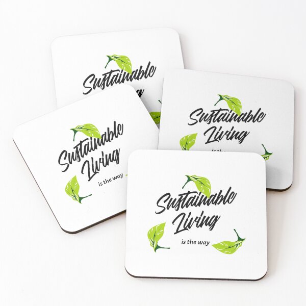 Item preview, Sustainable Living Is The Way Healthy Habits designed and sold by Elena's Shop.