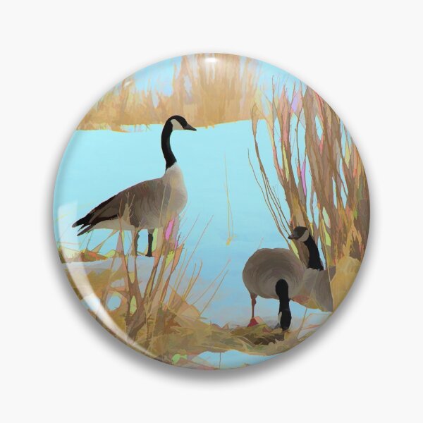 Item preview, Canada Geese illustration designed and sold by CanadianWild418.