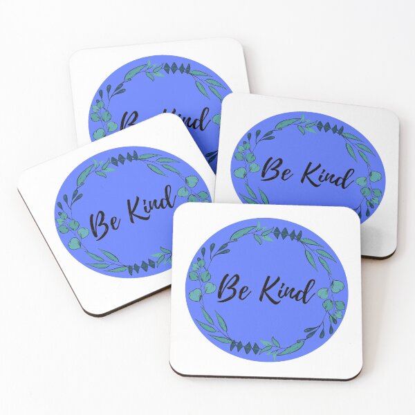 Item preview, Blue be kind wreath designed and sold by VondasCreations.