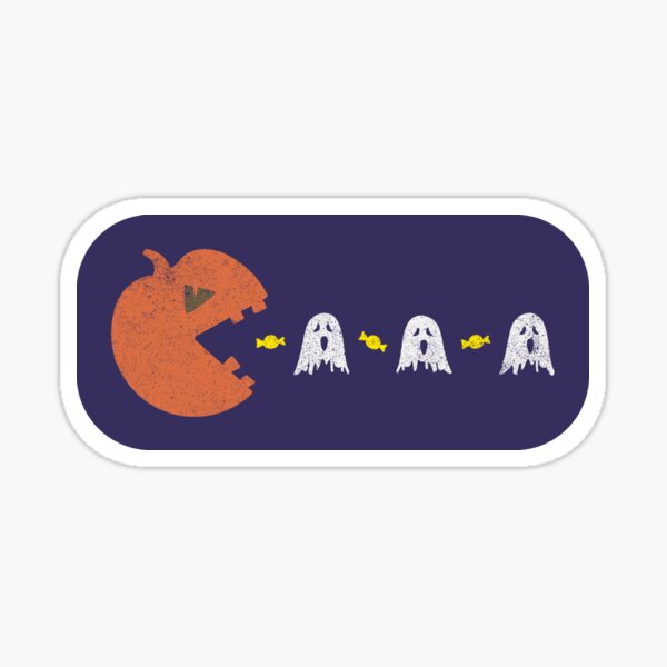 Halloween Pumpkin Ghost Hunting Sticker