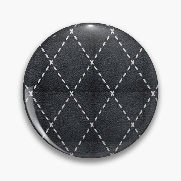 Artikelvorschau, Diamond Quilt Black Leather Silver Stitch entworfen und verkauft von Autographix.