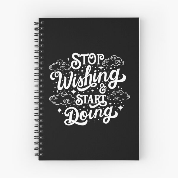 Item preview, Stop Wishing Start Doing designed and sold by Fueled By Letters.