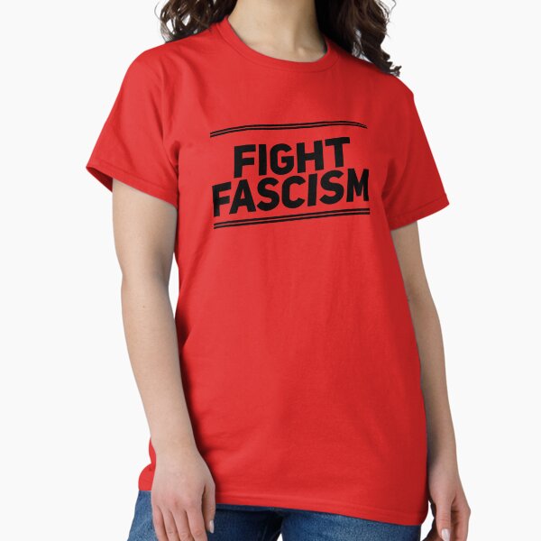 Vista previa del artículo con la obra «Lucha contra el fascismo», diseñado y vendido por Rabbitt77.