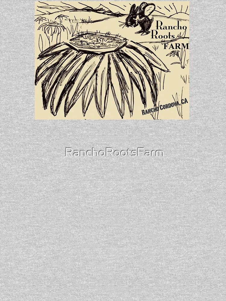 Imagen 4 de 4, Camiseta de cuello en V con la obra Sra. Roo Buzz - Rancho Roots Farm, diseñada y vendida por RanchoRootsFarm.