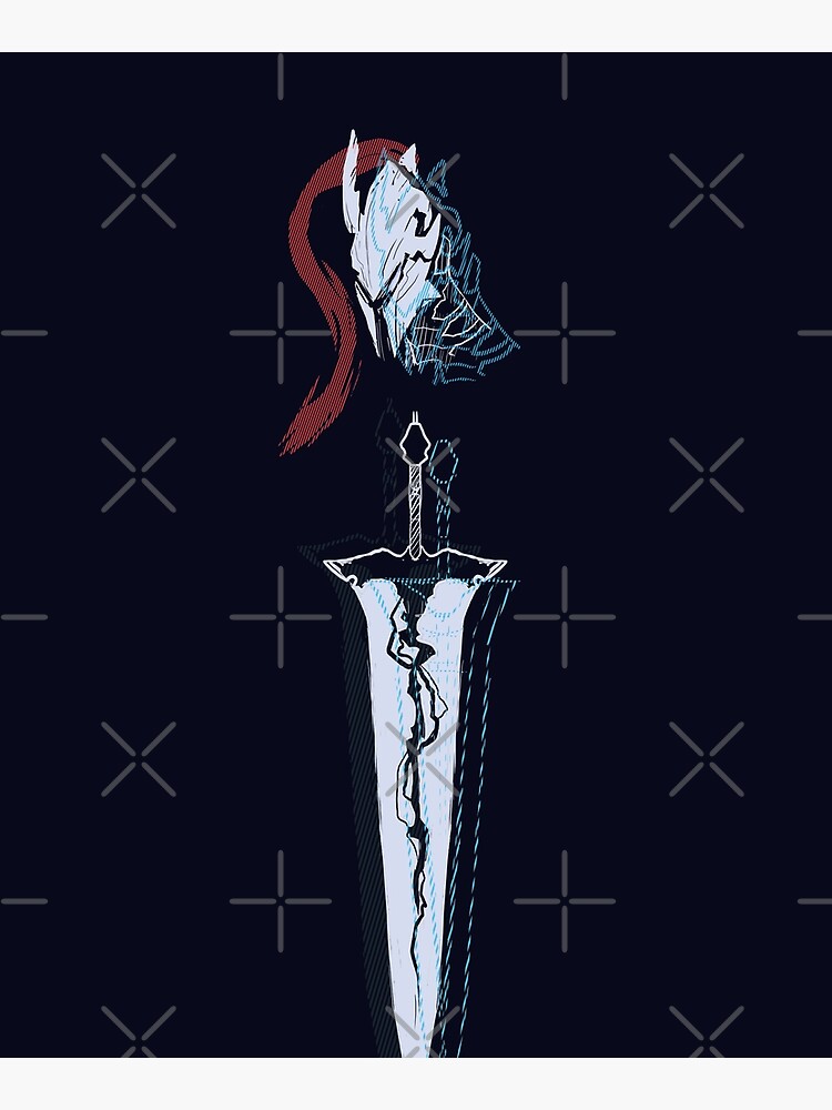 Leveling Up With A Sword "Igris Sword|Solo Leveling" Mounted Print for Sale by nyuiislucky