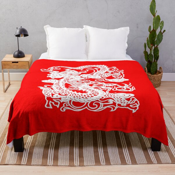 Item preview, White Asian Chinese Mystical Dragon designed and sold by Monkey Style Studios.