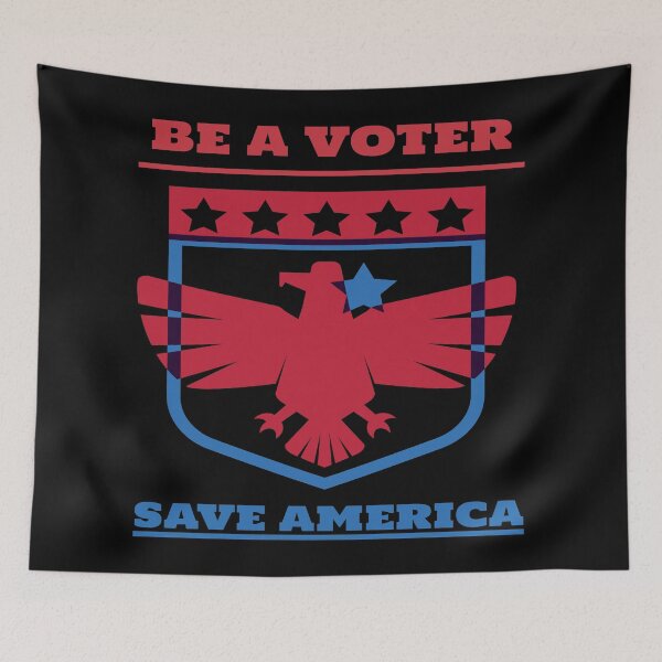 Item preview, Be A Voter Save America - Eagle designed and sold by Coder-T.