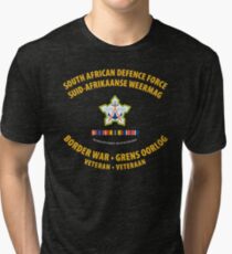 South African Defence Force Border War Veteran Tri-blend T-Shirt