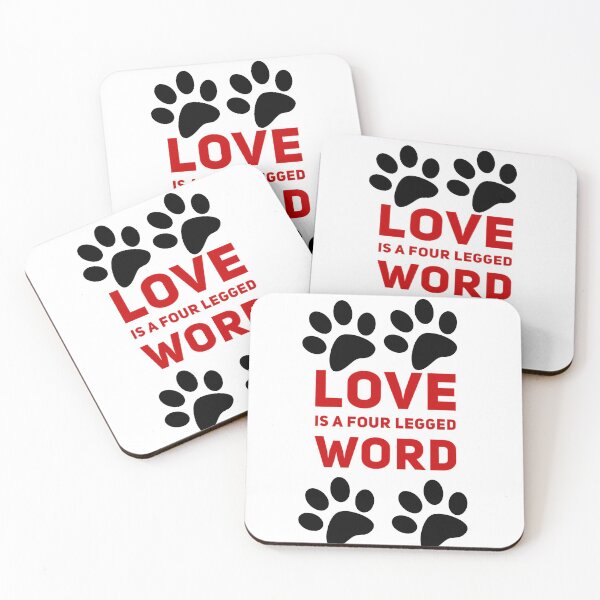 Item preview, Love is a four legged word designed and sold by hawa0508.
