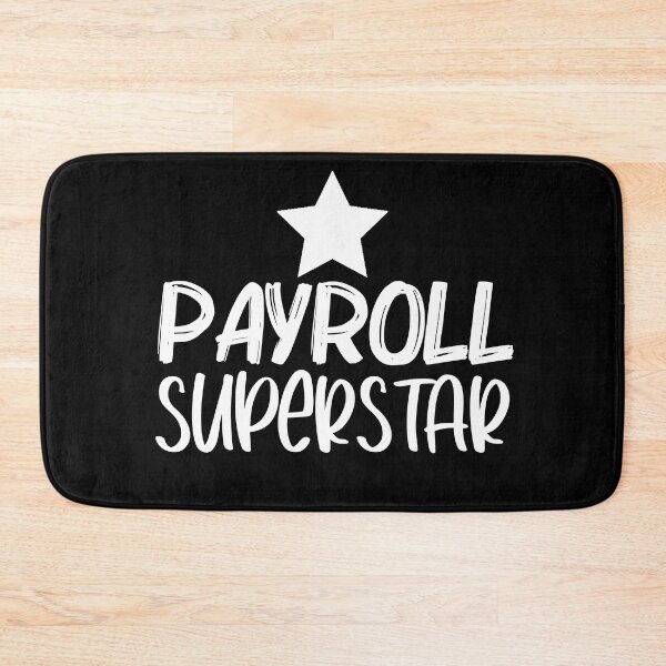 Item preview, PAYROLL SUPERSTAR White Text HUMAN RESOURCES FUNNY OFFICE designed and sold by kwiebe34.
