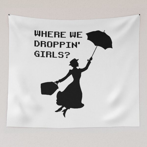 Item preview, Where We Droppin' Girls? designed and sold by dadthebubblegut.