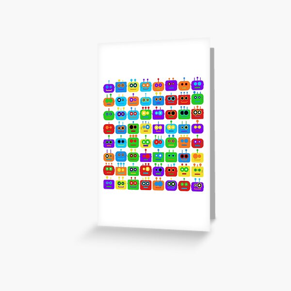 Self-portrait (rainbow colors) Greeting Card