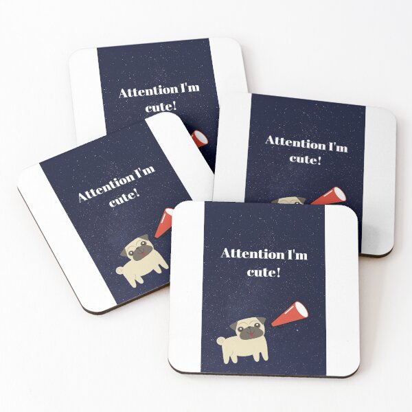 Item preview, Attention I'm Cute designed and sold by Gina Wells.