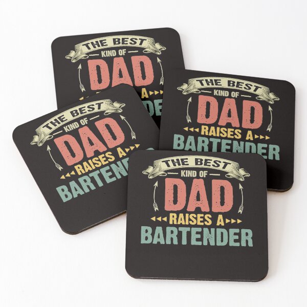 Item preview, The Best Kind Of Dad Raises A Bartender designed and sold by RessieSmitham.