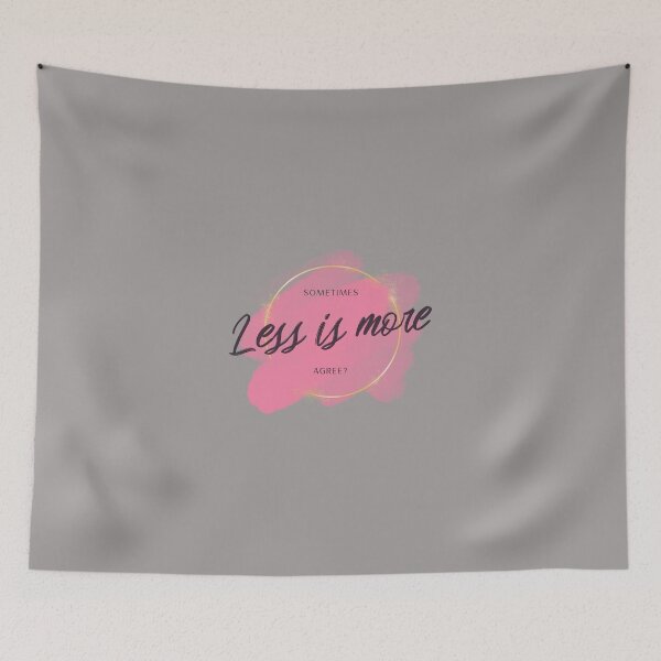 Item preview, Sometimes Less Is More, Agree? Minimalism designed and sold by Elena's Shop.