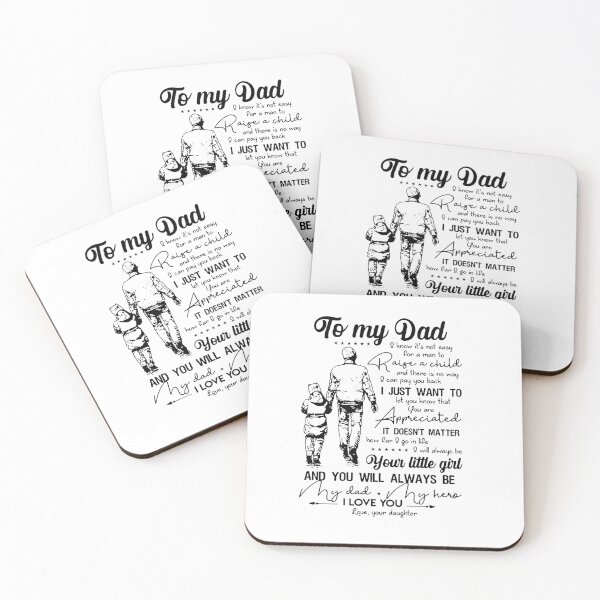 Item preview, To My Dad Your Little Girl My Dad My Hero designed and sold by RessieSmitham.
