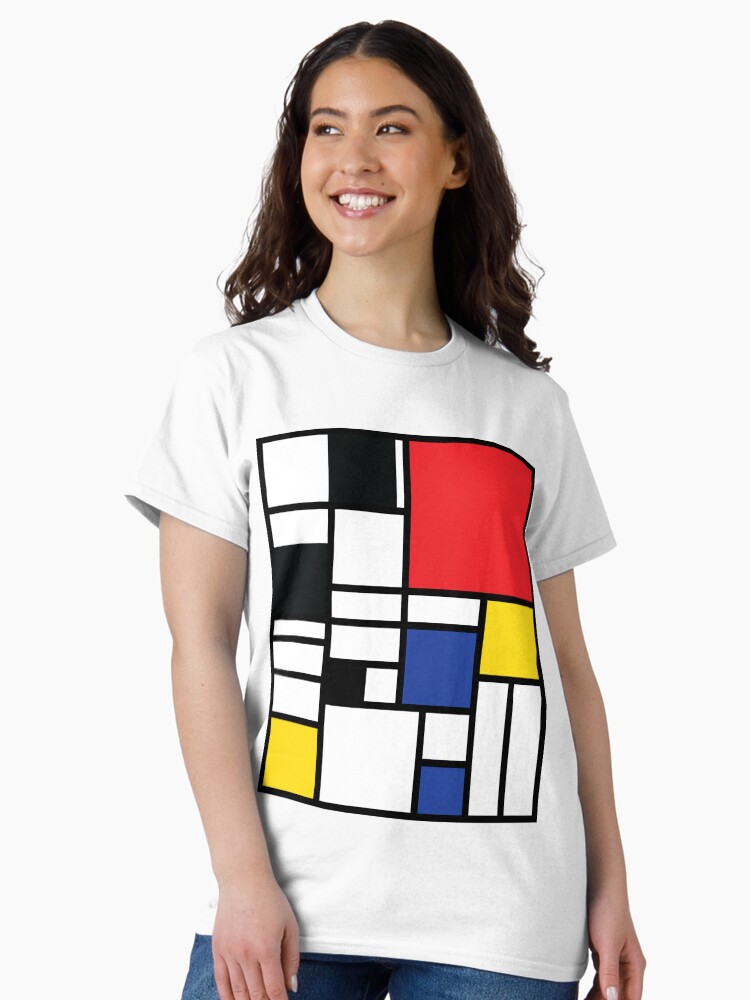 Thumbnail 1 of 7, Classic T-Shirt, De Stijl #1 designed and sold by GlyphDesigns.