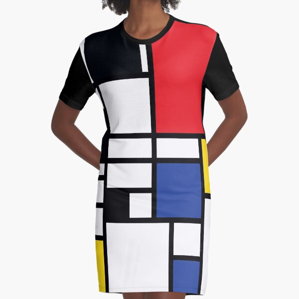 Mondrian Color-Block Gown