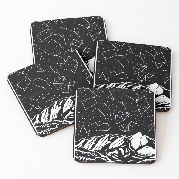 Item preview, Flatirons Constellations- Black and White designed and sold by artbyadeline.