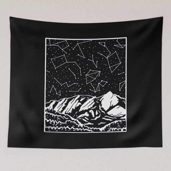 Item preview, Flatirons Constellations- Black and White designed and sold by artbyadeline.