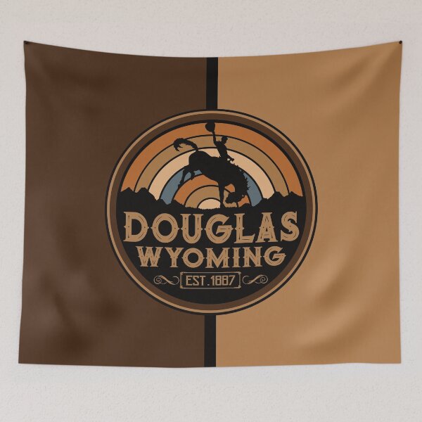 Item preview, Douglas, Wyoming Retro Wild West Cowboy designed and sold by NoBonesLife.