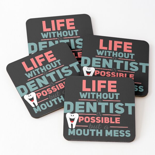 Item preview, Copy of Life Without Dentist Is Possible But A Mouth Mess - Funny Laughing Tooth designed and sold by leo121687.